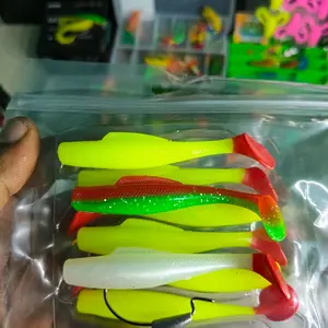 SOFTLURE 8CM SATUAN UMPAN CASTING GABUS DAN TOMAN HOOK KUAT DAN TAJAM KARET TIDAK GAMPANG PUTUS