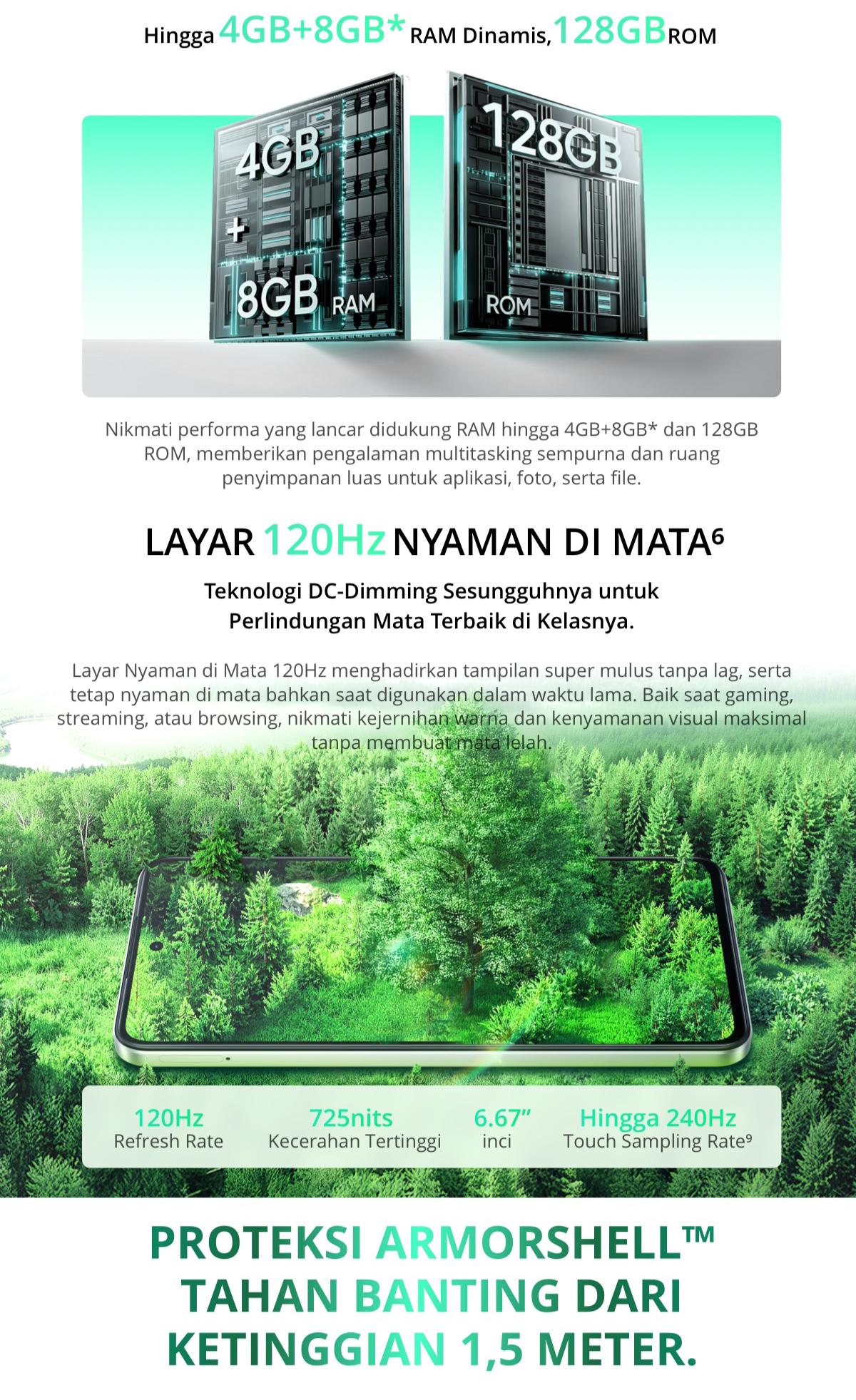 [INDRABUDIMAN EXCLUSIVE] realme P3 Lite 4GB+8GB | 128GB NFC (6300 mAh Battery | 120Hz Screen | 50 MP AI Camera | Ultra Slim Design 7.79mm)