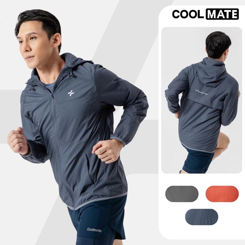 Áo khoác thể thao Windbreaker Nylon Ripstop Chống gió - Coolmate