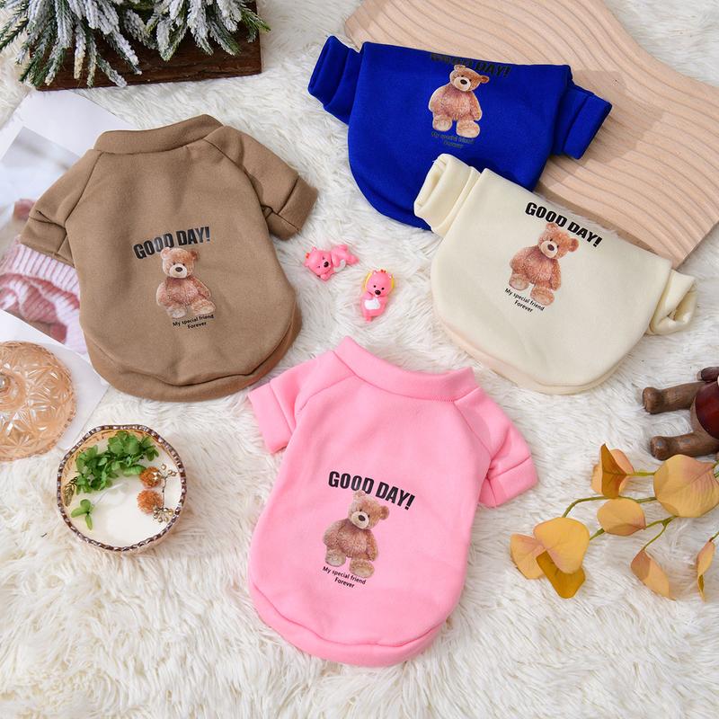 Quần Áo Năm Mới Cho Chó, Áo Len Thú Cưng, Quần Áo Mèo, Áo Len Ấm Áp Và Thời Trang, Mùa Xuân Thu Và Mùa Đông