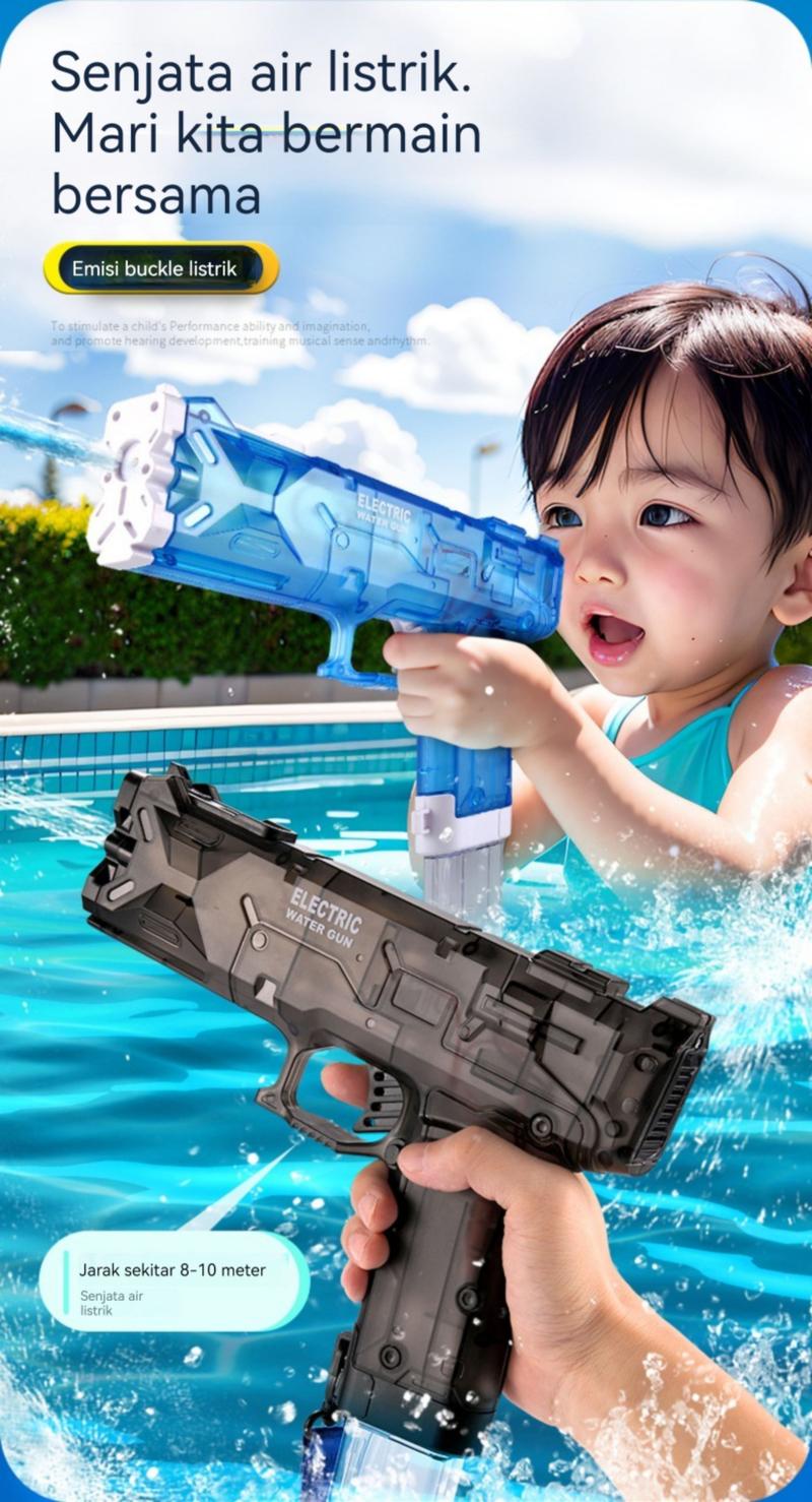 Product Introduction of （COD) COOLFOX TOYS  Mainan anak laki-laki penyiram listrik anak-anak mainan air jarak jauh berkapasitas besar yang kuat 2