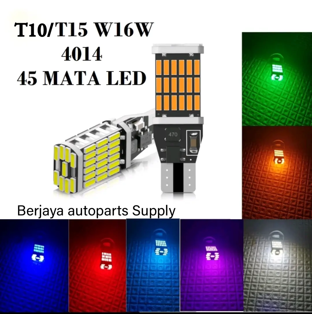 LAMPU LED SEN SENJA T10 12V 16W CANbus SUPER BRIGHT MOTOR MOBIL