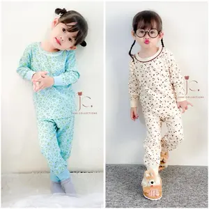 JUNECOLLECTIONS BAJU TIDUR ANAK SETELAN PIYAMA BAYI SET LENGAN PANJANG BAHAN LEMBUT PIYAMA ANAK #301-307 Katun Unisex