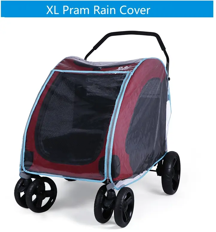 XL Pram Rain Cover for XL SIZE Pet Stroller