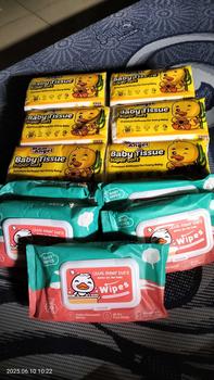 Product Review of 6 PACK MOMANGEL Murah Tissue Kering Bayi Baby Mulut Tangan 180 lembar Per Pack | Tissue wajah - 180 Sheets 2ply 360 helai - Tissue Murah Promo from B**️ 0