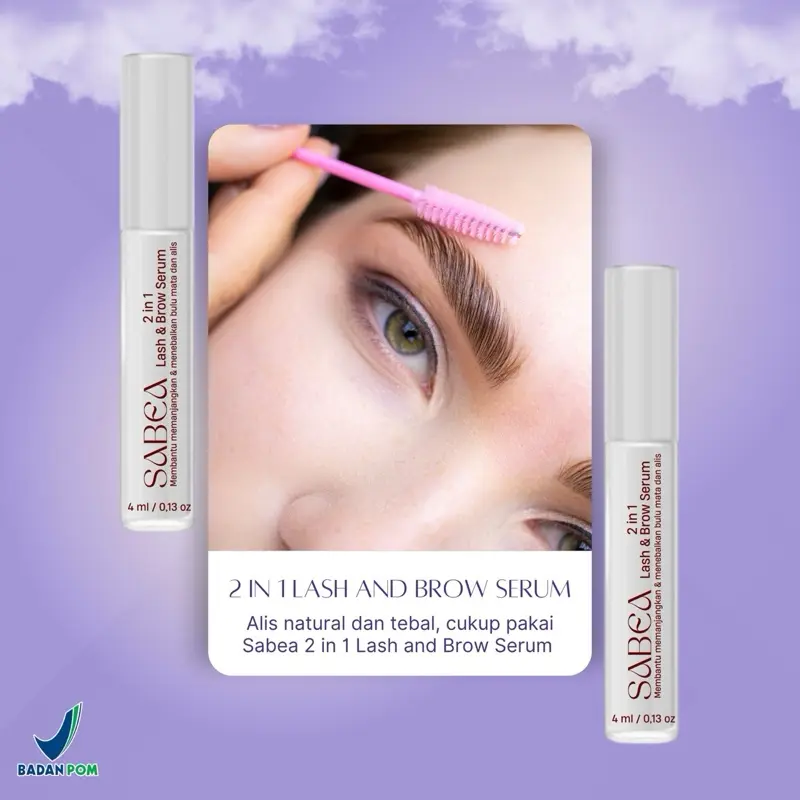 Sabea 2 in 1 Lash and Brow Serum Penumbuh bulu mata dan alis 4