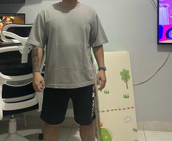 Product Review of No Void Minds AEZY TPF Oversized Core T-Shirt | Steel from D**E Z**G 2