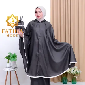Mukena Dewasa Mewah Simpel Elegant 2 in 1 Bahan Katun Micro Premium / Mukena Traveling 2 in 1 / Mukena Terbaru Viral Muslim Mukenah Wanita Renda