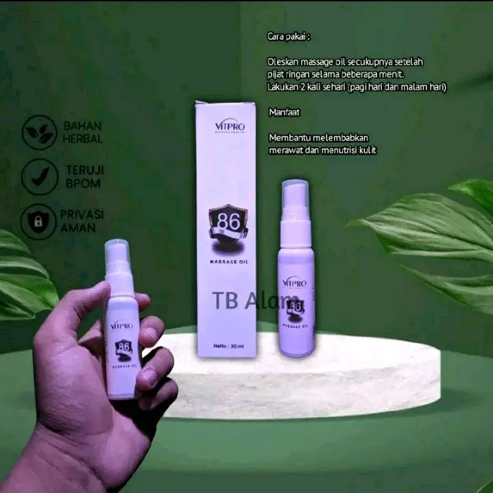Vitpro86spray Minyak Pijat Herbal - Produk Asli 100% Terjamin - Pelancar