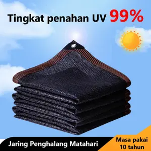 YIQII Paranet 99% Anti UV Sunshade Net Tabir surya coklat jaring Jaring Kebun Jaring Rumah Kaca Jaring Tabir