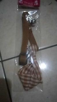 Product Review of Kalung Kucing Dasi Kotak Kotak Krincing 14mm from m**8 0