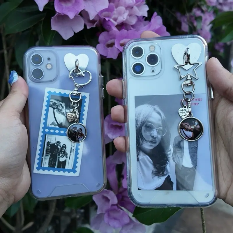 keychain custom foto / gantungan hp custom / phone charm [free box] 1