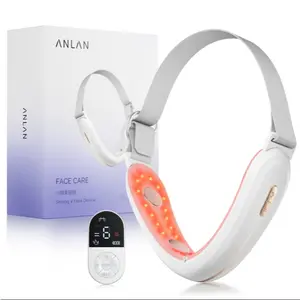 ANLAN Alat Pijat Penirus Wajah Face Lifting Double Chin V-Shaped Ems Alat Kecantikan Dagu Alat Pijat untuk Mengencangkan Wajah