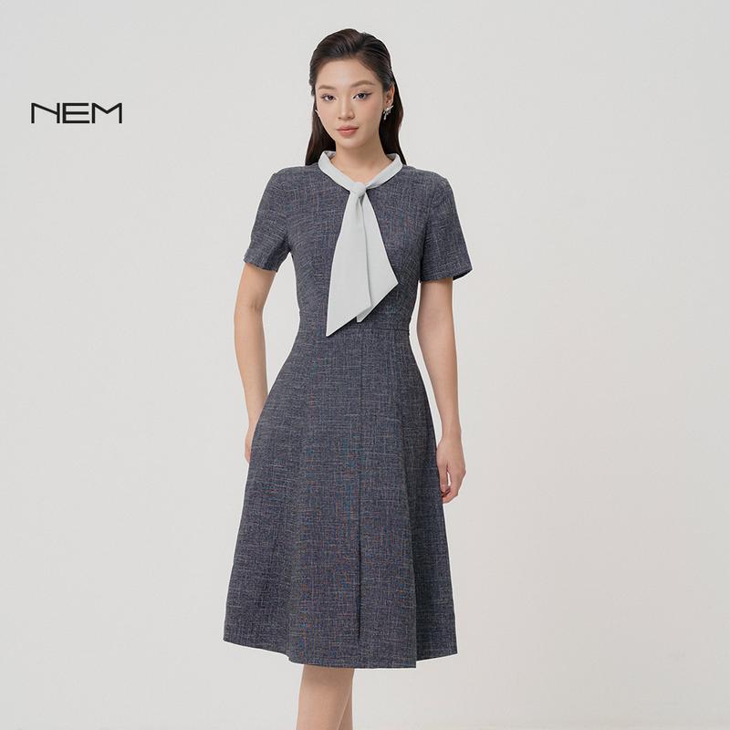 Đầm liền thiết kế dáng A Nem Fashion D42812 - Thời trang nữ