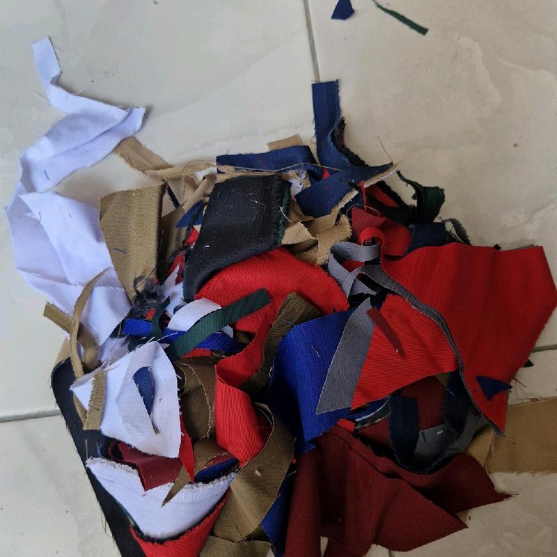 Kain Perca Sisa Potongan Langsung dari Pabrik - Isi 1kg - Boxing baju silat 3