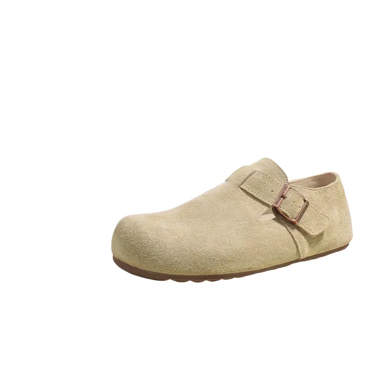 3CM tall all-inclusive Boken shoes for women in 2025, thick-soled, inward-heightening, new Spring and autumn one-foot Boken shoes Mules 1