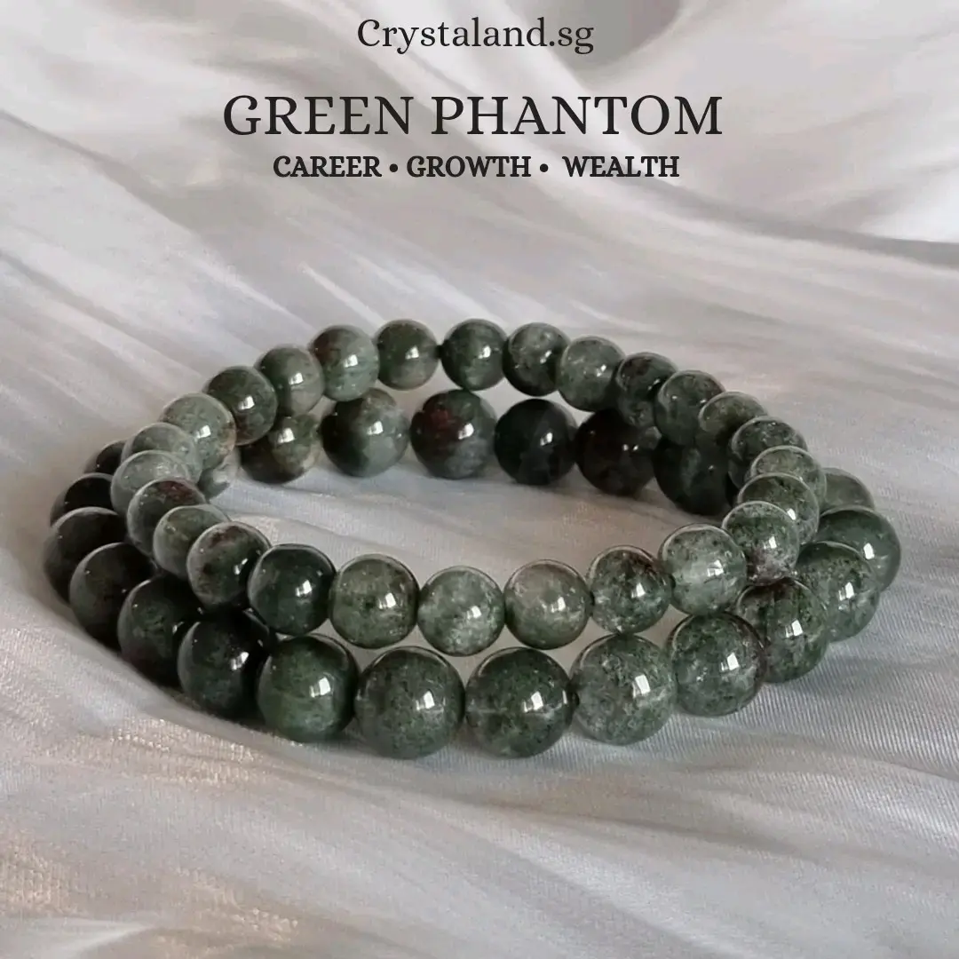 Green Phantom Quartz Bracelet