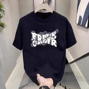 Comfortable Summer Retro Print T-shirt for Men and Women Loose Fit Cotton Ideal for Street Style and Matching Couples Outfits