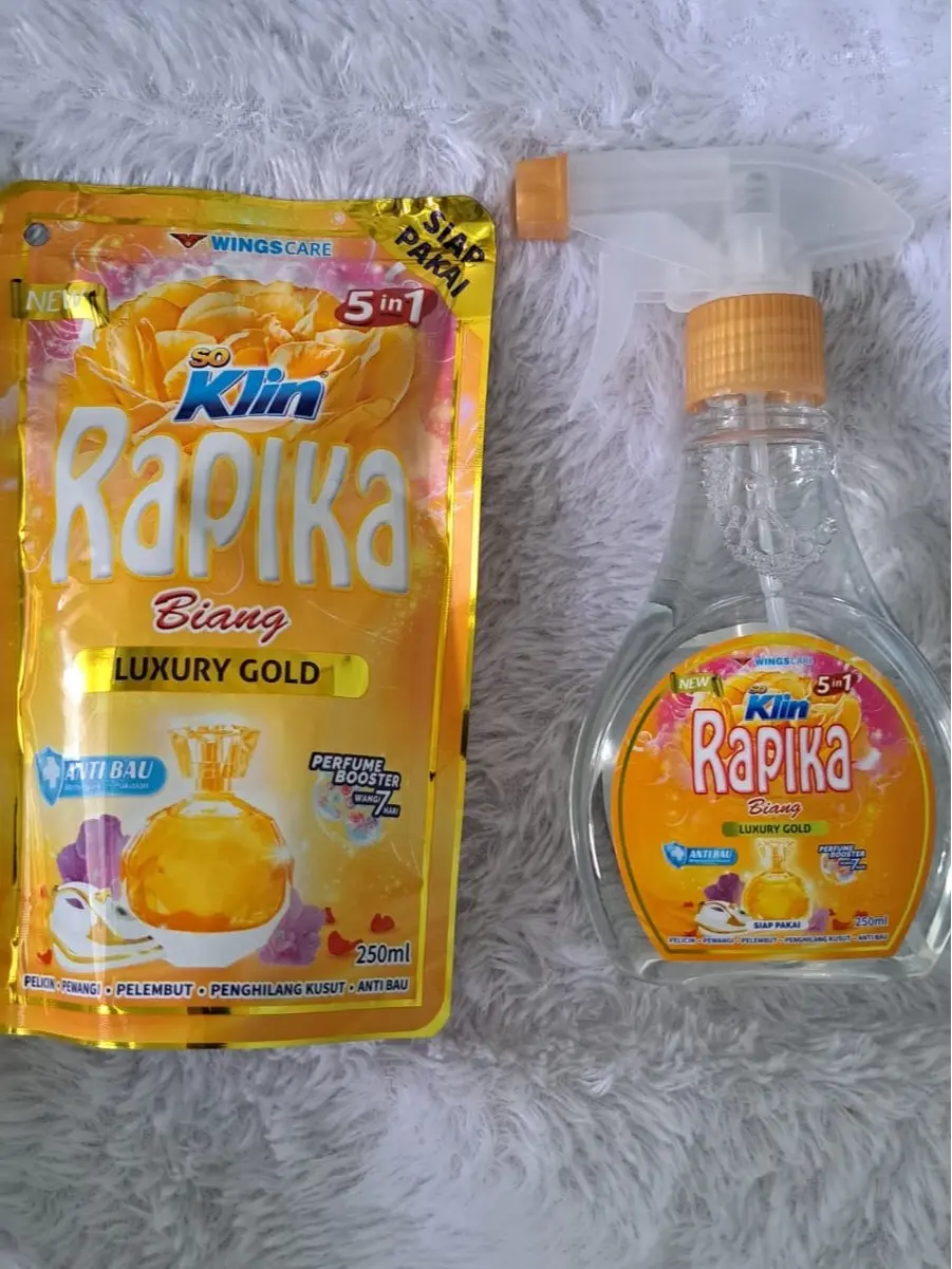 Rapika Pelicin Pakaian Biang 5 In 1 Gold - 250 ML