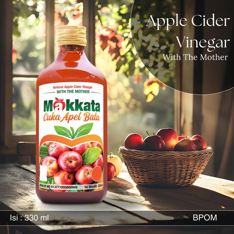 Product Introduction of Makkata Cuka Apel Organic Apple Cider Vinegar With The Mother Masakan Rice 1