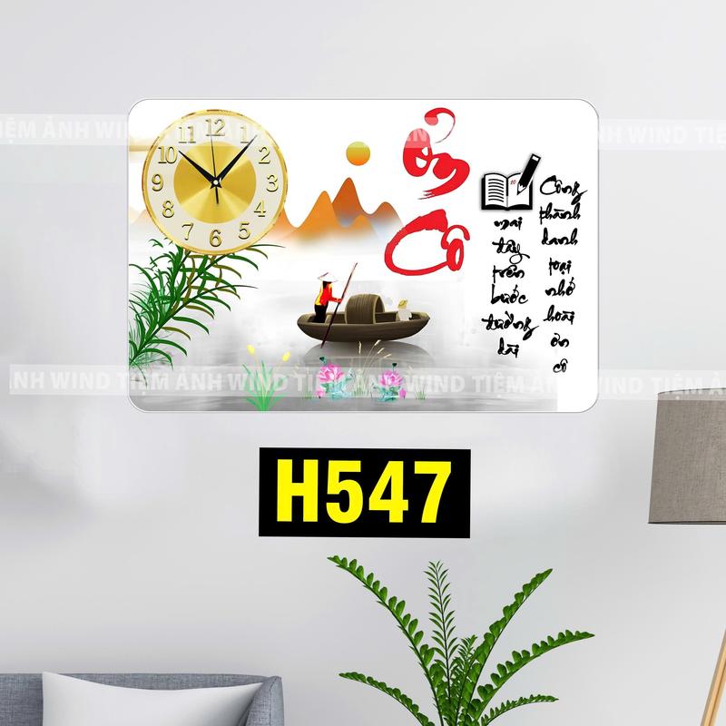 Đồng hồ tranh chữ THƯ PHÁP _ Thầy Cô Tôn Sư Trọng Đạo Qùa tặng tri ân _Khung tráng gương cao cấp