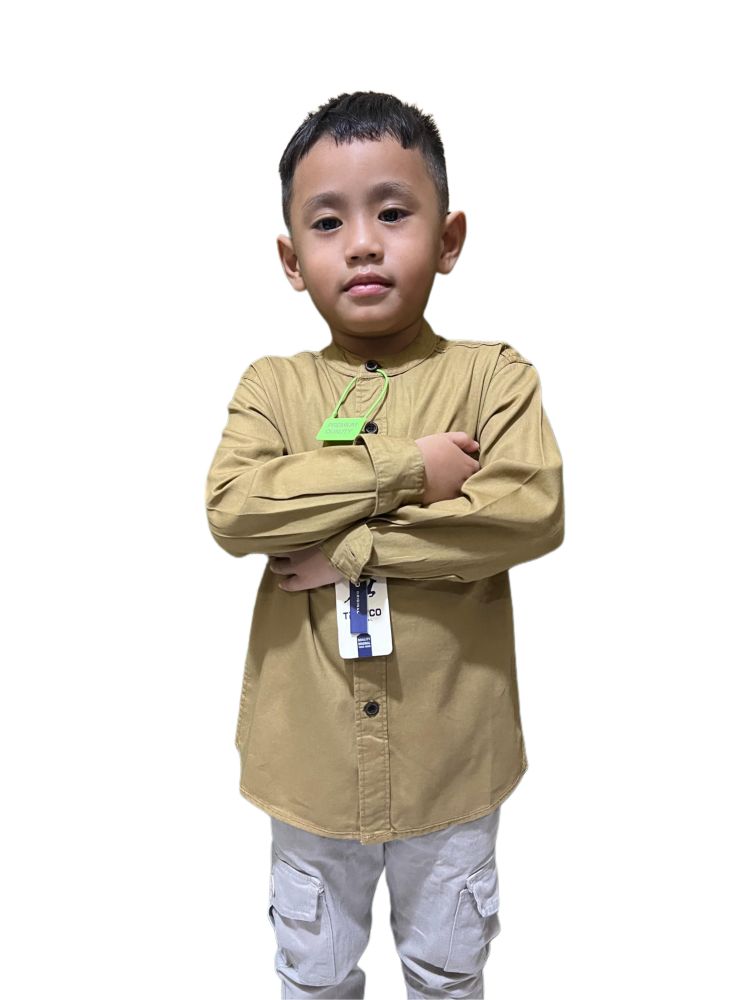 TREN'CO Junior kemeja shnghai anak-anak kemeja koko kids kemeja anak-anak laki-laki