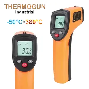 GM320 Thermogun Termometer Infrared Laser Industri Non Contact Lcd Pengukur Suhu Benda Mesin Ruangan
