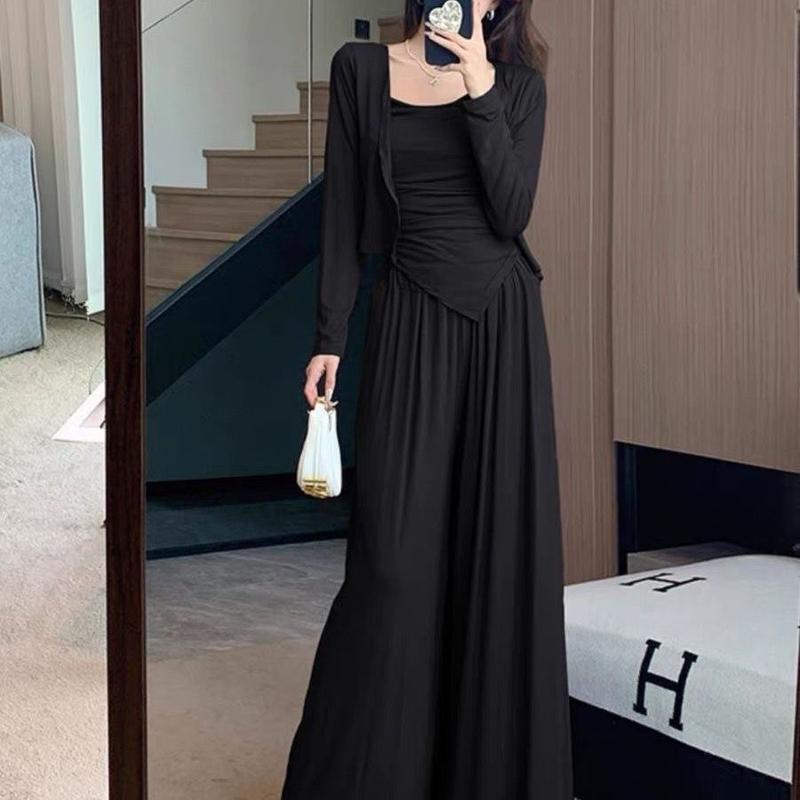 OneSet Atasan Wanita Casual Setelan Knit  Basic Adem Celana Panjang Baju Wanita Santai M623 4