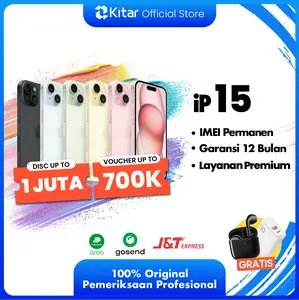 [Secondhand] iPhone 15 ex iBox Beacukai IMEI Permanen Garansi 12 Bln Kualitas Teruji Resmi FULLSET 128GB 256GB 512GB