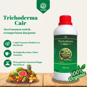 Greenix - Trichoderma Organik Cair Kaya Mikroorganisme Baik Untuk Pengendali Penyakit, Pengendali Layu & Busuk Tanaman, dan Mengatasi Jamur Busuk Pada Tanaman Organik Hijau