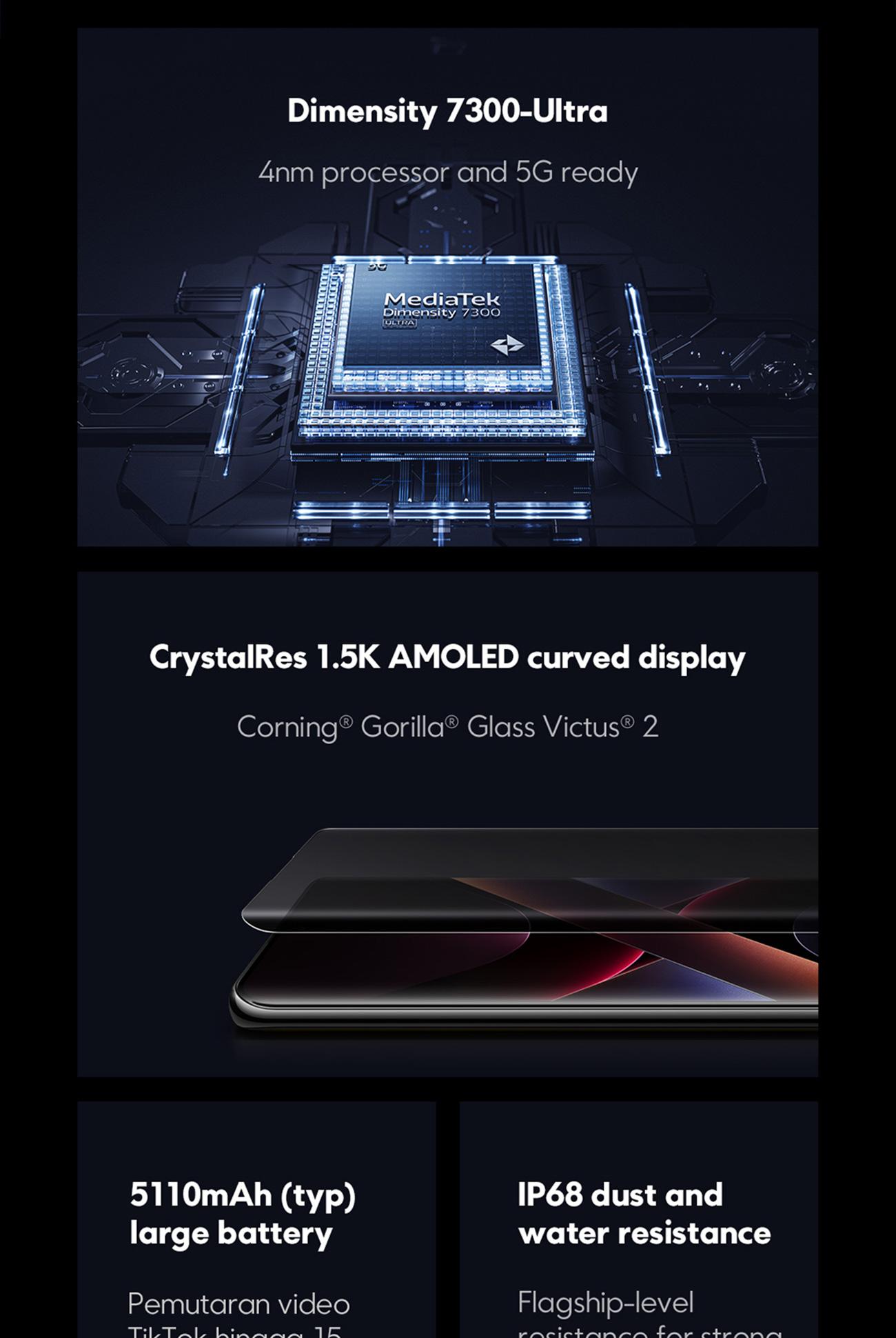 POCO X7 5G | Dimensity 7300-Ultra | CrystalRes 1.5K 120Hz AMOLED curved display | 50MP main camera with OIS [Official Store]