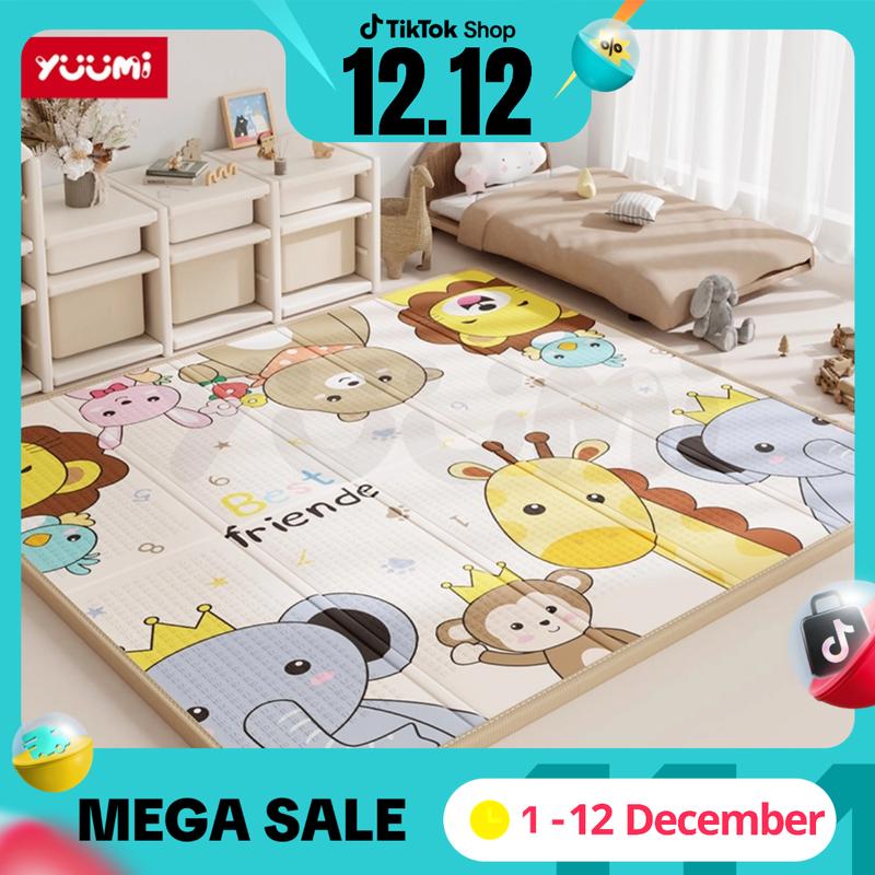 Thảm Xốp Cho Bé Yuumi Thảm Cuộn Phủ Xpe 2 Mặt Dày 2cm Thảm Xốp Không Methanol Chống Nước - Chống Trượt An Toàn Cho Bé