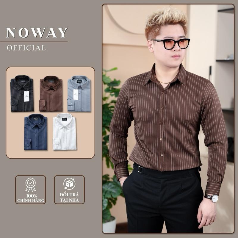 [ MỞ BÁN ] Áo Sơ Mi Noway Kẻ Sọc, Vải dày dặn, form ôm tôn dáng.