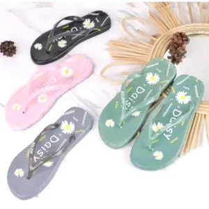 sandal jepit wanita dewasa motif Daisy murah
