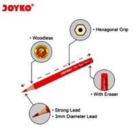 Gambar Joyko Erasable Pensil Warna Panjang 12 Warna Bisa Dihapus Long CP-109 - PENSIL WARNA dari CENTRO TRADING Kota Bandung 3 Tokopedia