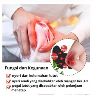 Koyo Lutut Herbal 1 Box Isi 10 Pads Knee Patch Plaster Koyo Lutut Nyeri Sendi Lutut Koyo Pads Herbal Detox - SenseAcc