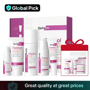 Retinol Skin Care Kit, 8 Counts/12/14pcs Facial Cleanser & Toner & Serum & Eye Cream & Face Cream, Moisturizing Skin Care Kit for Women, Hydrate, Self Care Box, Skin Care Products