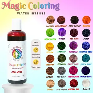 Nayacoo Magic Coloring Water Intense Cat Rambut Nayacoo Non Amonia Vegan Non Damaging Water Base 250 ML