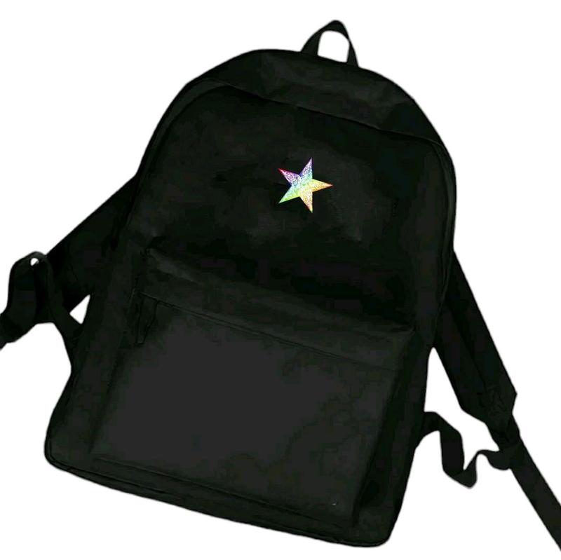 Product Introduction of Tas RANSEL SEKOLAH dan Perempuan Pria Remaja SD SMP SMA Terbaru Gambar BINTANG Kekinian Terlaris COD (Bisa Bayar di Tempat) Hitam Canvas 10