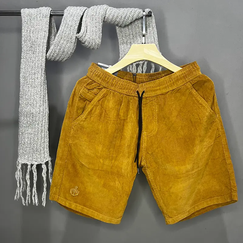 Alino Celana Pendek Pria broadshort cowok Dark Mustard premium quality shorts boxer surfing distro katun santai dewasa Pantai Nyaman hitam marun merah Panjang Tidur 0