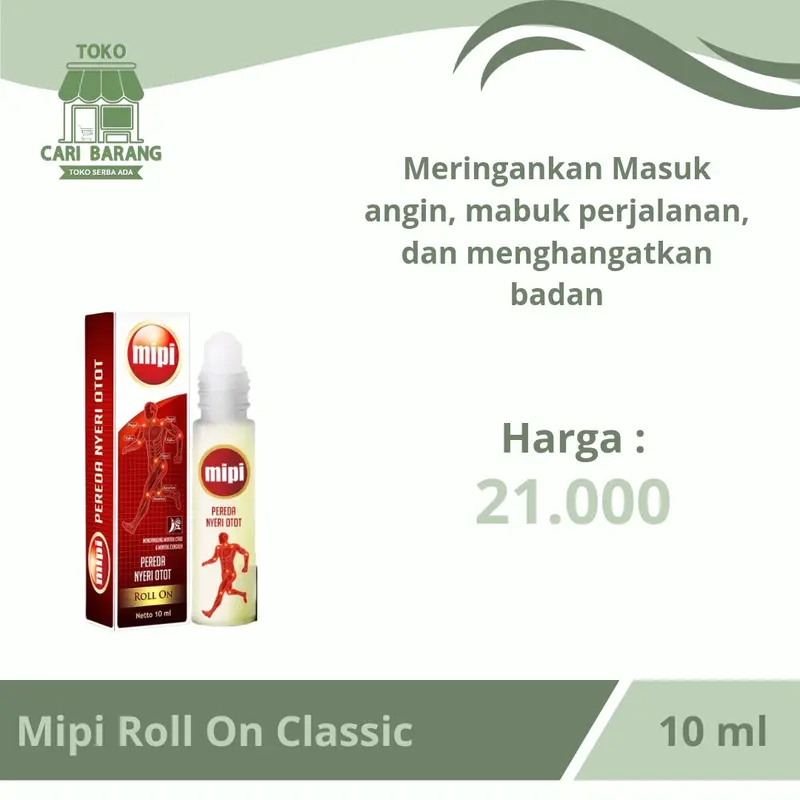 Mipi Roll On + Minya Aroma + Minyak Angin + Minyak Aroma Esensial 1
