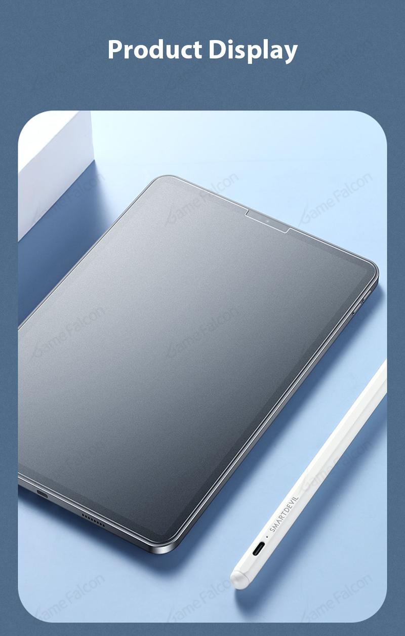 Product Introduction of ตัวป้องกันหน้าจอกระจกนิรภัยแบบด้าน, สำหรับ iPad Air 11 M2 5 4 3 2 1, มินิ 6 7, A17 Pro 13, M4 Pro 12.9, 10, 9, 10, รุ่นที่ 10, 9, 2024, เหมือนกระดาษแก้ว, เข้ากันได้กับแท็บเล็ตขนาด 10.2, 10.9, 10.5, 9.7 นิ้ว, ฟิล์มกันรอย, อุปกรณ์เสริมคอมพิวเตอร์ 24