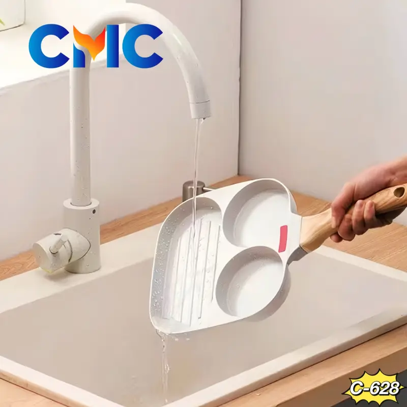 CMC[COD]Pancake Egg Omelet Frying Pan / Panci Grill Steak Daging Cetakan Telur / Hamburger Maker Breakfast C-628 7