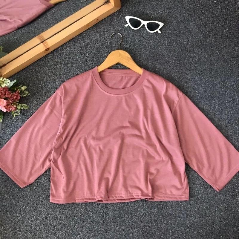 Product Introduction of Kaos Crop Oversize dan Sport, Model Terbaru Atasan Wanita 9