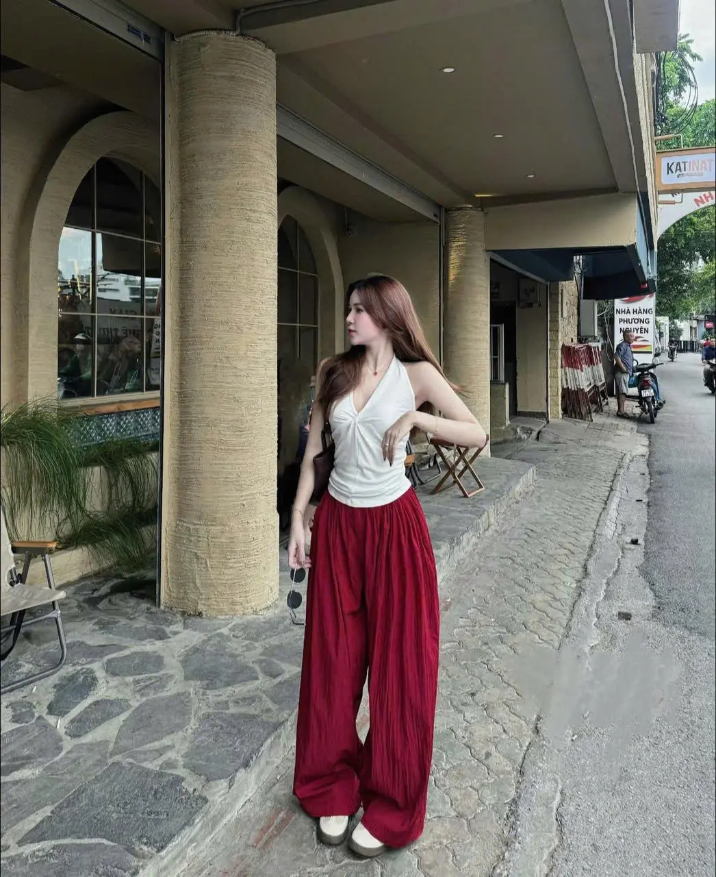 HL23 Set Áo Quần Ống Rộng Dáng Suông Gió Nhăn Mềm Mại Nhẹ Nhàng - Phong Cách Thời Trang Trẻ Trung Tôn Dáng | BigBuy360 - bigbuy360.vn HL23 Set Áo Quần Ống Rộng Dáng Suông Gió Nhăn Mềm Mại Nhẹ Nhàng - Phong Cách Thời Trang Trẻ Trung Tôn Dáng | BigBuy360 - bigbuy360.vn