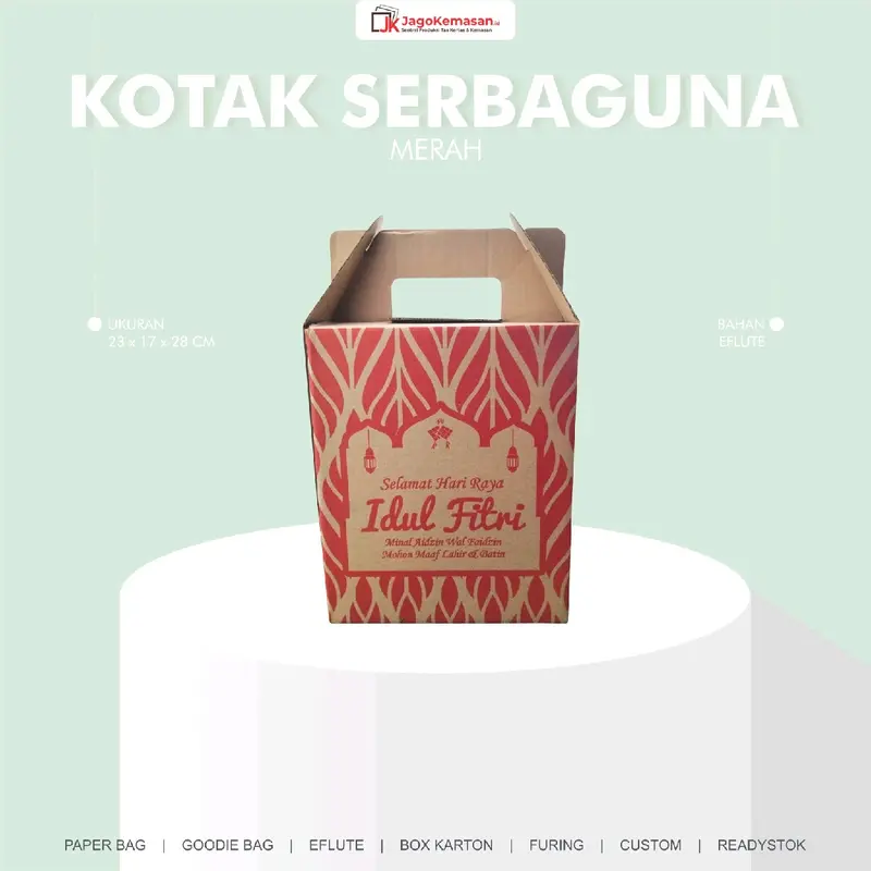 Kardus dan Keranjang Idul Fitri untuk Hampers Hadiah dan Oleh Oleh 1