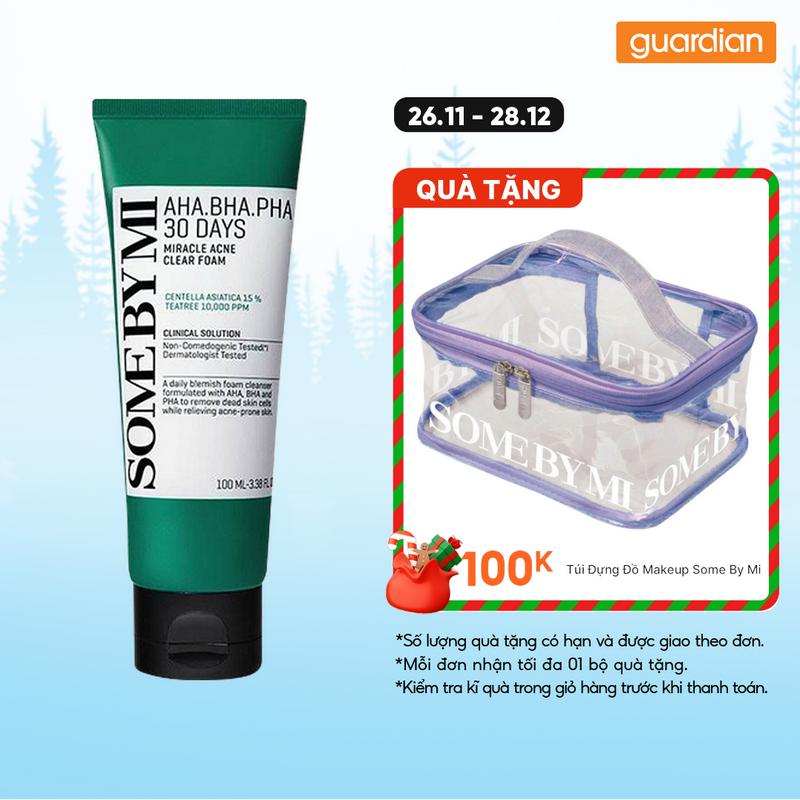 Sữa Rửa Mặt Some By Mi Miracle Acne Clear Foam 100Ml