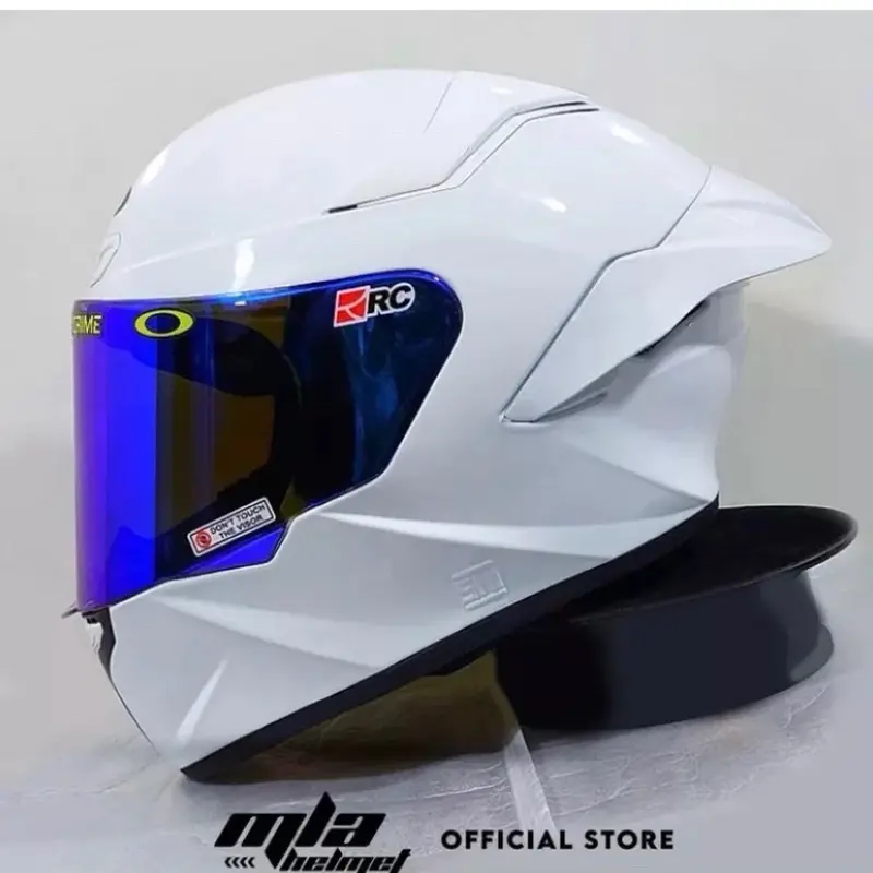￼Helm Full face Ttc Polos MLA Hitam Doft Paket Ganteng || Helm Kbr full Face model Tt course || Motorcycle 3