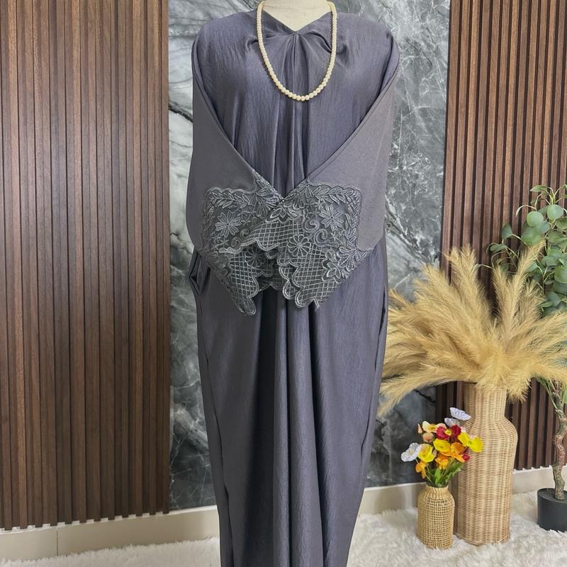 ABAYA LACE SATIN AIRFLOW IRONLESS- SAMPAI SEBELUM RAYA 8