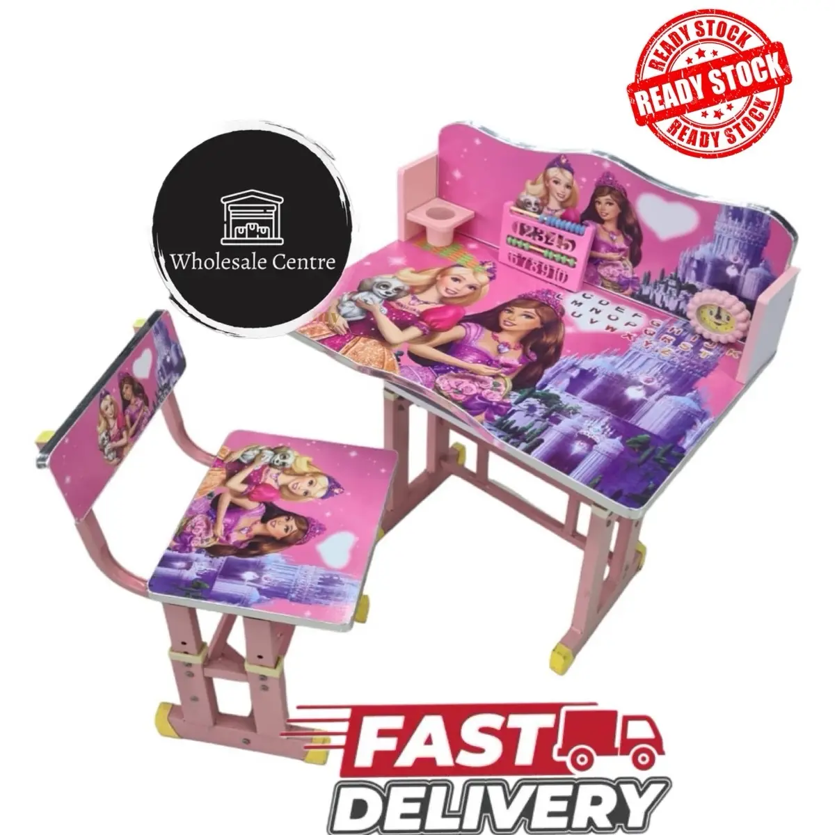 Meja Belajar Kanak | Study Table Cartoon | Meja Belajar Budak Kartun | Study Table For Kids | Study Table | Chair